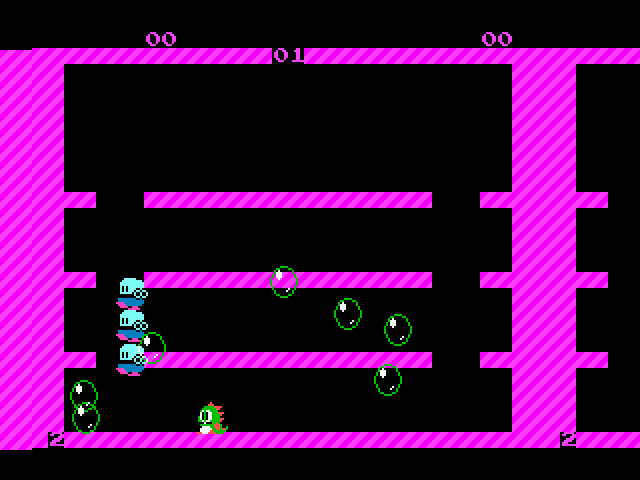 Bubble Bobble atari screenshot